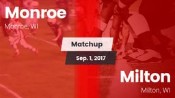 Matchup: Monroe  vs. Milton  2017