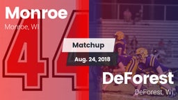 Matchup: Monroe  vs. DeForest  2018