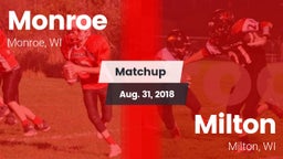 Matchup: Monroe  vs. Milton  2018