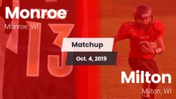 Matchup: Monroe  vs. Milton  2019