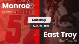 Matchup: Monroe  vs. East Troy  2020