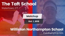 Matchup: The Taft School vs. Williston Northampton School 2016