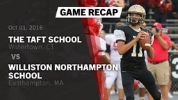 Recap: The Taft School vs. Williston Northampton School 2016