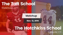 Matchup: The Taft School vs. The Hotchkiss School 2016