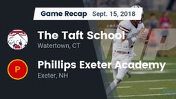 Recap: The Taft School vs. Phillips Exeter Academy  2018