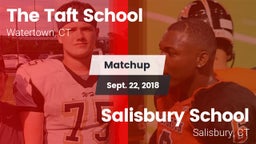 Matchup: The Taft School vs. Salisbury School  2018