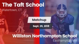Matchup: The Taft School vs. Williston Northampton School 2018