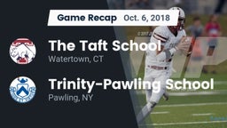 Recap: The Taft School vs. Trinity-Pawling School 2018