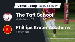 Recap: The Taft School vs. Phillips Exeter Academy  2019