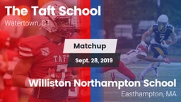 Matchup: The Taft School vs. Williston Northampton School 2019