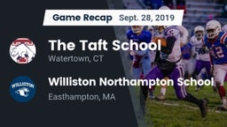Recap: The Taft School vs. Williston Northampton School 2019