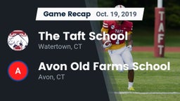 Recap: The Taft School vs. Avon Old Farms School 2019