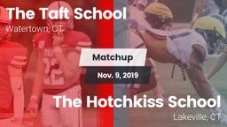 Matchup: The Taft School vs. The Hotchkiss School 2019