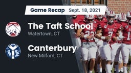 Recap: The Taft School vs. Canterbury  2021