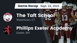 Recap: The Taft School vs. Phillips Exeter Academy  2022