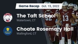 Recap: The Taft School vs. Choate Rosemary Hall  2022