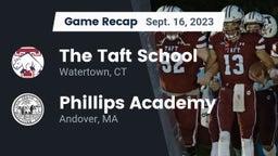 Recap: The Taft School vs. Phillips Academy 2023