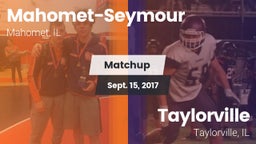 Matchup: Mahomet-Seymour vs. Taylorville  2017