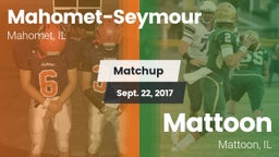 Matchup: Mahomet-Seymour vs. Mattoon  2017
