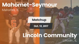 Matchup: Mahomet-Seymour vs. Lincoln Community  2017