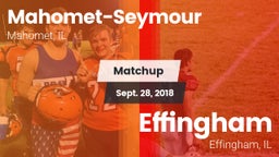 Matchup: Mahomet-Seymour vs. Effingham  2018