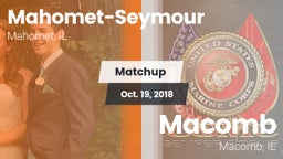 Matchup: Mahomet-Seymour vs. Macomb  2018