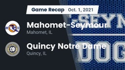 Recap: Mahomet-Seymour  vs. Quincy Notre Dame 2021