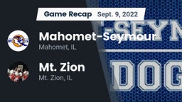 Recap: Mahomet-Seymour  vs. Mt. Zion  2022