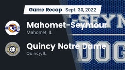 Recap: Mahomet-Seymour  vs. Quincy Notre Dame 2022
