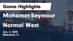 Mahomet-Seymour  vs Normal West  Game Highlights - Jan. 4, 2020