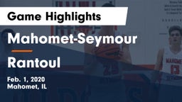 Mahomet-Seymour  vs Rantoul  Game Highlights - Feb. 1, 2020