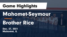 Mahomet-Seymour  vs Brother Rice  Game Highlights - Dec. 27, 2021