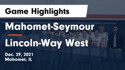 Mahomet-Seymour  vs Lincoln-Way West  Game Highlights - Dec. 29, 2021