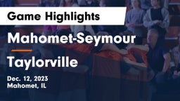 Mahomet-Seymour  vs Taylorville  Game Highlights - Dec. 12, 2023
