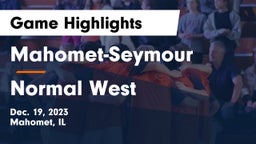 Mahomet-Seymour  vs Normal West  Game Highlights - Dec. 19, 2023