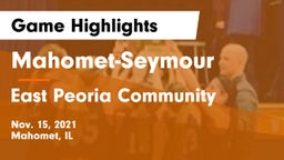 Mahomet-Seymour  vs East Peoria Community  Game Highlights - Nov. 15, 2021