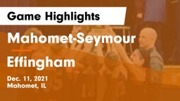 Mahomet-Seymour  vs Effingham  Game Highlights - Dec. 11, 2021