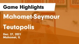 Mahomet-Seymour  vs Teutopolis  Game Highlights - Dec. 27, 2021