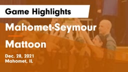 Mahomet-Seymour  vs Mattoon  Game Highlights - Dec. 28, 2021