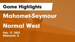 Mahomet-Seymour  vs Normal West  Game Highlights - Feb. 17, 2023