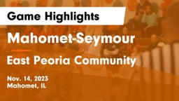 Mahomet-Seymour  vs East Peoria Community  Game Highlights - Nov. 14, 2023