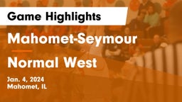 Mahomet-Seymour  vs Normal West  Game Highlights - Jan. 4, 2024