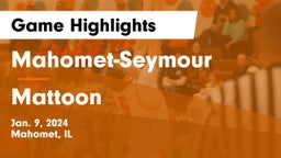 Mahomet-Seymour  vs Mattoon  Game Highlights - Jan. 9, 2024
