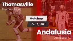 Matchup: Thomasville High vs. Andalusia  2017