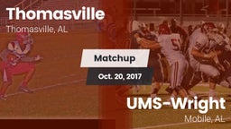 Matchup: Thomasville High vs. UMS-Wright  2017