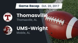 Recap: Thomasville  vs. UMS-Wright  2017