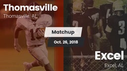 Matchup: Thomasville High vs. Excel  2018
