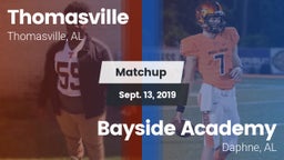 Matchup: Thomasville High vs. Bayside Academy  2019