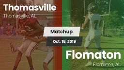 Matchup: Thomasville High vs. Flomaton  2019