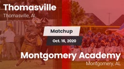 Matchup: Thomasville High vs. Montgomery Academy  2020